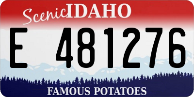 ID license plate E481276