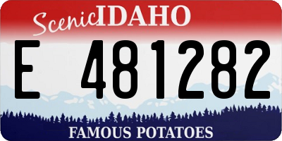 ID license plate E481282