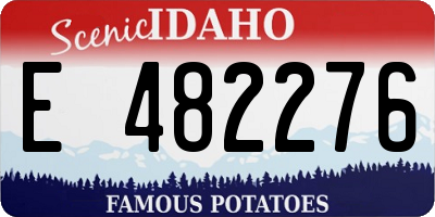 ID license plate E482276