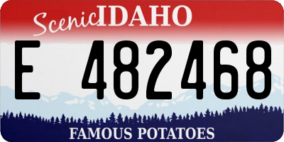 ID license plate E482468