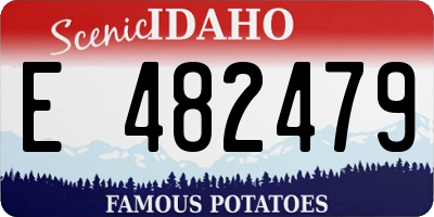 ID license plate E482479