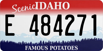 ID license plate E484271