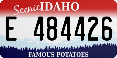 ID license plate E484426