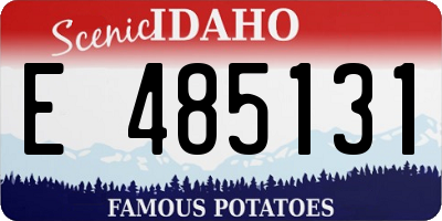 ID license plate E485131