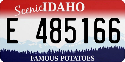 ID license plate E485166
