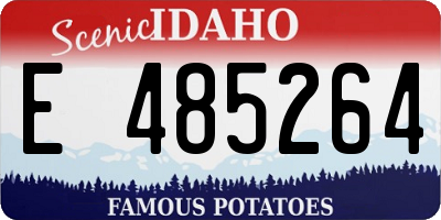 ID license plate E485264
