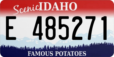 ID license plate E485271