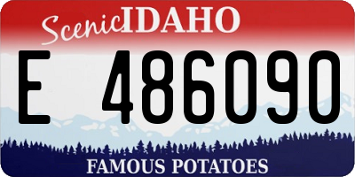 ID license plate E486090