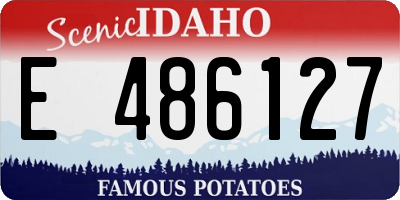 ID license plate E486127