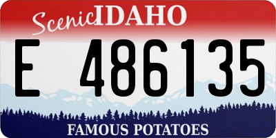 ID license plate E486135