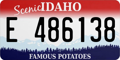 ID license plate E486138