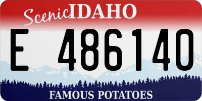 ID license plate E486140