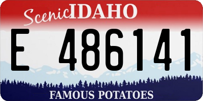 ID license plate E486141