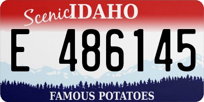 ID license plate E486145