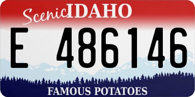 ID license plate E486146