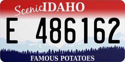 ID license plate E486162