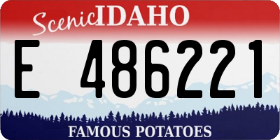 ID license plate E486221