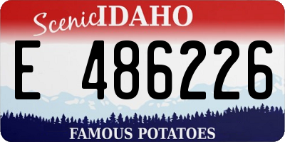 ID license plate E486226