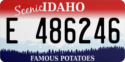 ID license plate E486246