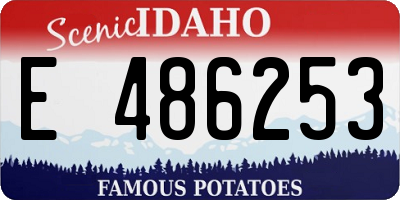 ID license plate E486253