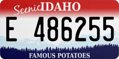 ID license plate E486255