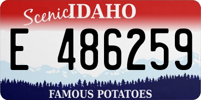 ID license plate E486259