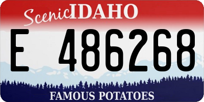 ID license plate E486268