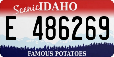 ID license plate E486269