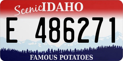 ID license plate E486271