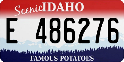 ID license plate E486276