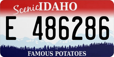 ID license plate E486286