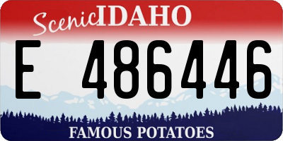 ID license plate E486446