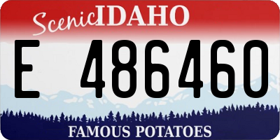 ID license plate E486460