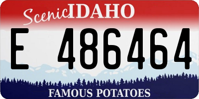ID license plate E486464