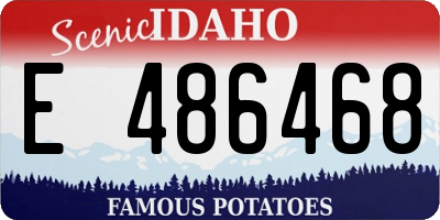 ID license plate E486468