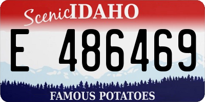 ID license plate E486469