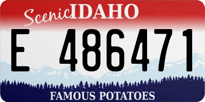 ID license plate E486471