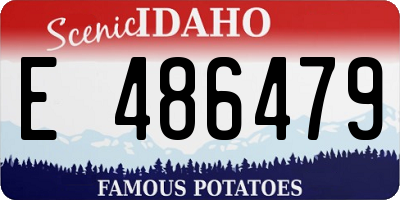 ID license plate E486479