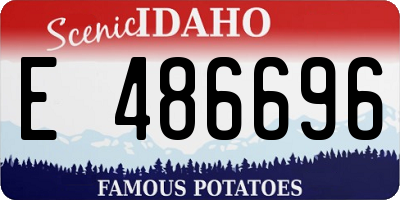 ID license plate E486696