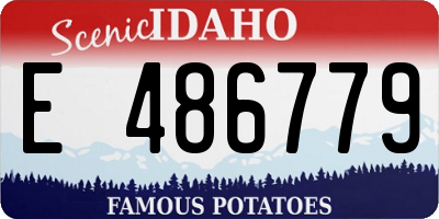 ID license plate E486779