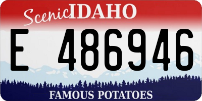 ID license plate E486946