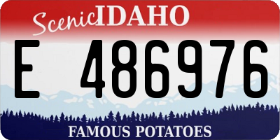 ID license plate E486976