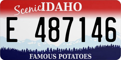 ID license plate E487146
