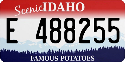 ID license plate E488255