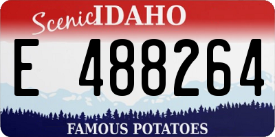 ID license plate E488264