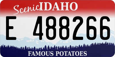 ID license plate E488266