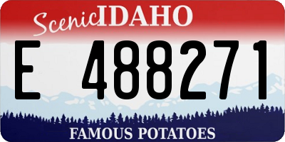 ID license plate E488271