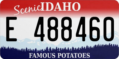 ID license plate E488460