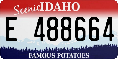 ID license plate E488664