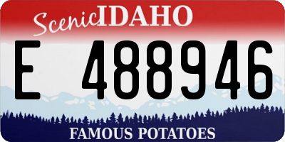 ID license plate E488946